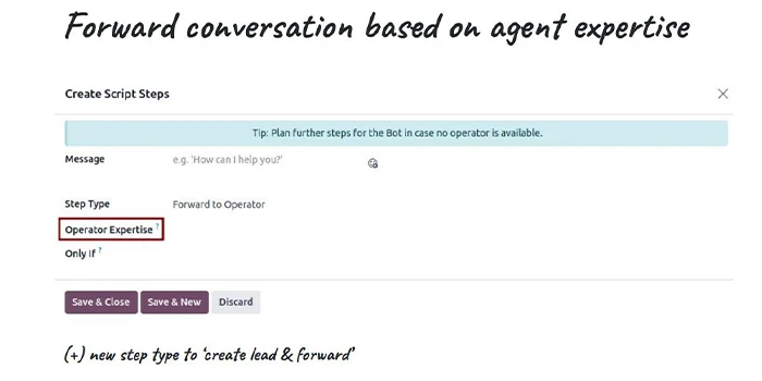 Forward Conversation