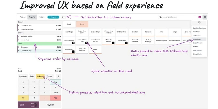 Improved UX