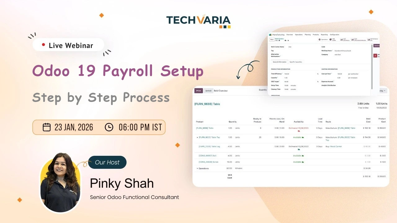 Odoo Webinar - Odoo 19 Payroll Setup Step by Step Process