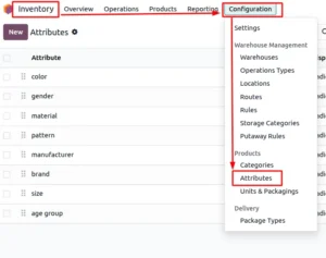 Step 1 - Attribute Import Steps in Odoo 19