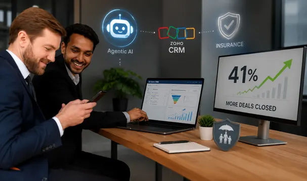 41 % More Deals Agentic AI Zoho CRM