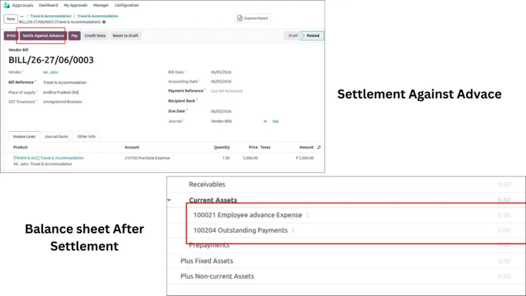 Advance Settlement