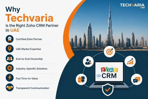 Why Techvaria is the Right Zoho CRM Partner in UAE