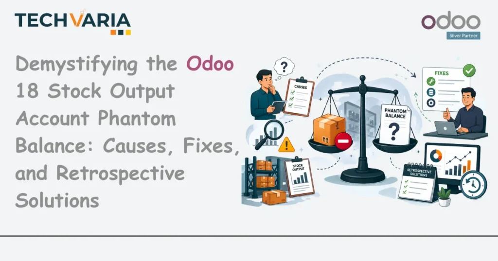 Understanding and Resolving Stock Output Account Phantom Balances in Odoo 18