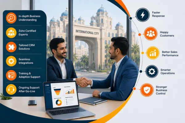Why International City Businesses Choose Techvaria as Their Zoho Partner