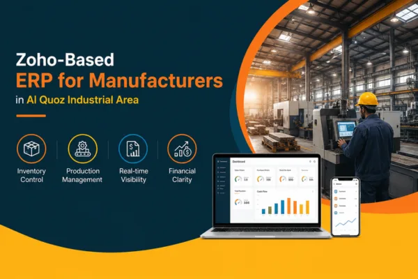 Zoho-Based ERP for Manufacturers in Al Quoz Industrial Area