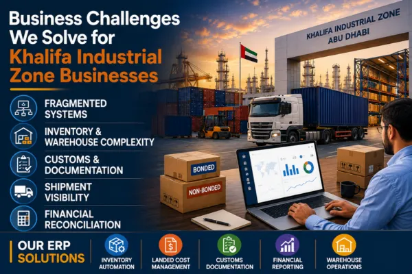Business Challenges We Solve for Khalifa Industrial Zone Businesses
