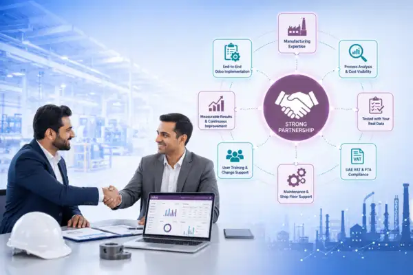 Why Mussafah Manufacturers Choose Techvaria as Their Odoo Partner?