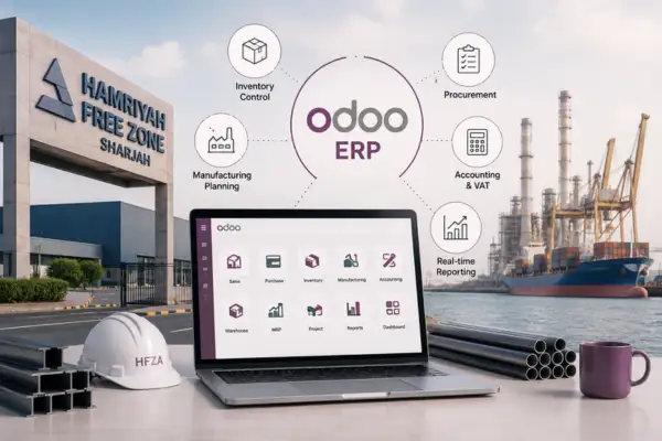 Odoo ERP Solutions for HFZA Companies in Sharjah