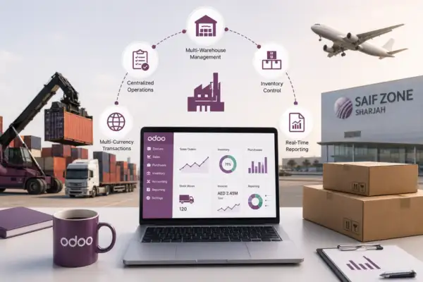 Why SAIF Zone Companies Need an ERP Built for Free Zone Operations