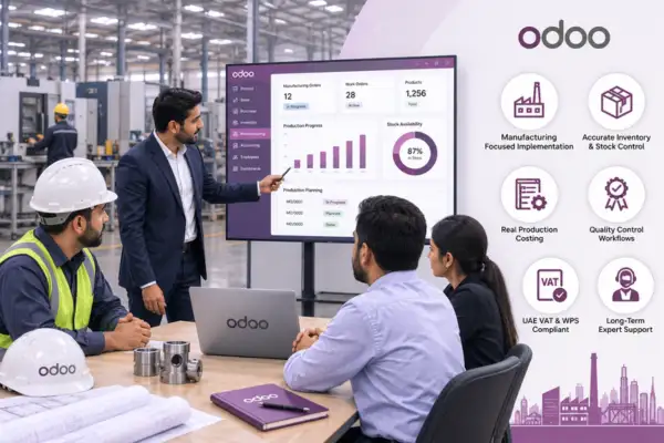 Why Sharjah Manufacturers Choose Techvaria as Their Odoo Partner