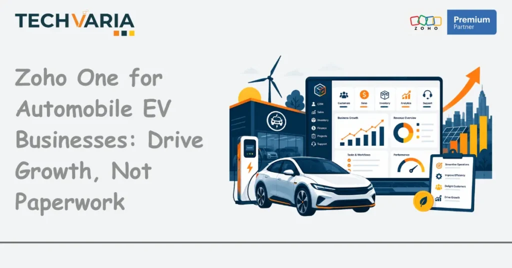 Zoho One for Automobile EV Businesses