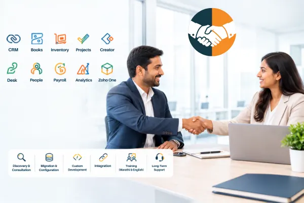 Why Ahmednagar Businesses Choose Techvaria as Their Zoho Partner?
