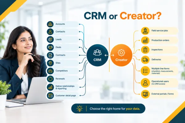 Criteria for Choosing Creator or CRM
