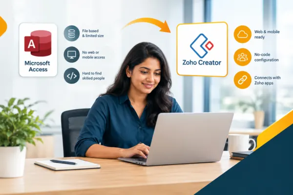 Why Businesses Are Moving From Microsoft Access to Zoho Creator