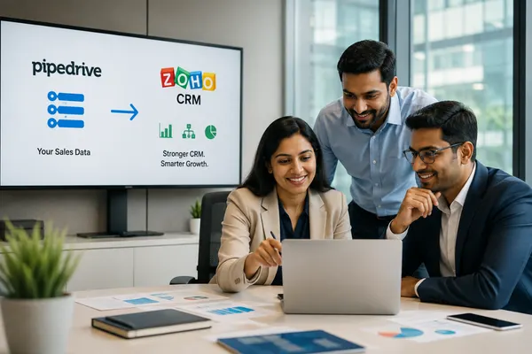 Why Businesses Choose Techvaria for Pipedrive to Zoho Migration