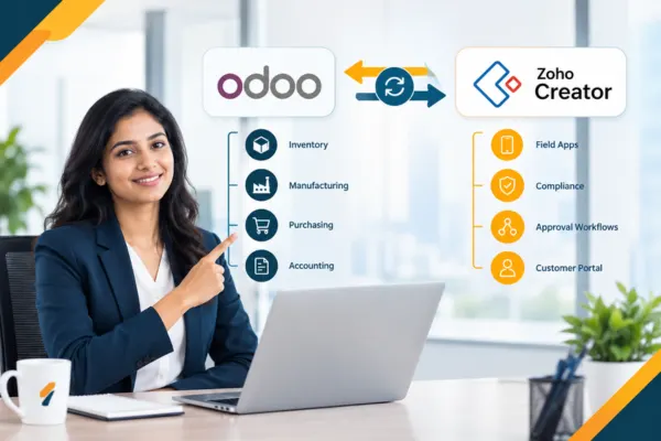 Why Businesses Run Zoho Creator Alongside Odoo