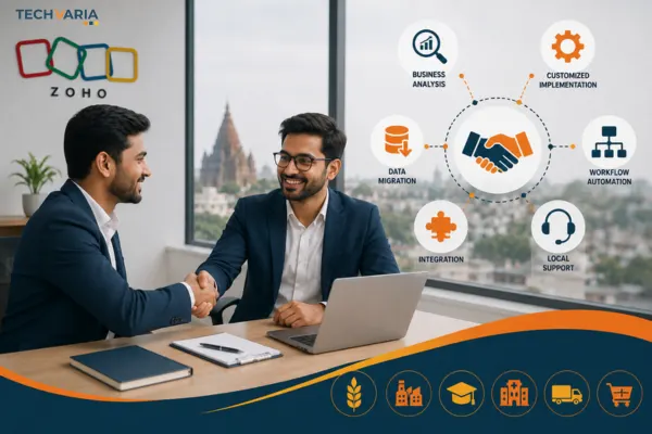 Why Gorakhpur Businesses Choose Techvaria as Their Zoho Partner