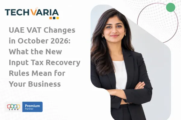UAE VAT Changes October 2026