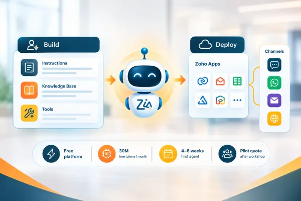 Zoho Zia Agents for AI Automation and Business Workflow Integration